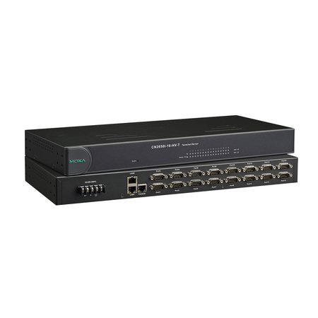 MOXA 16Port Terminal Server, 3 In 1, Isolation, Dual 10/100M Ethernet CN2650I-16-HV-T